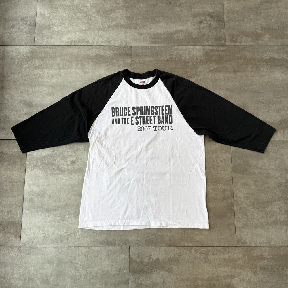 VTG Y2K 2007 Bruce Springsteen And The E Street Band Tour Baseball Tee Men’s L